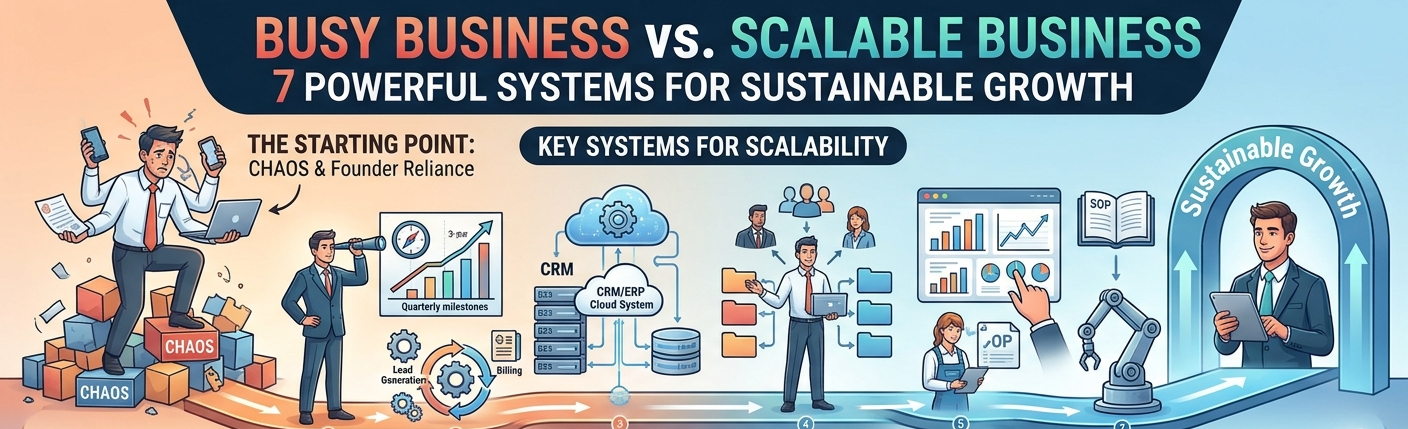 busy vs scalable business